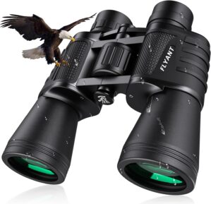20×50 High Powered Binoculars for Adults, Waterproof Compact Binoculars with Low Light Vision for Bird Watching Hunting Football Games Travel Stargazing Cruise with Carrying Bag